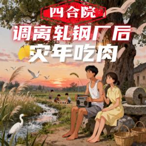 四合院：调离轧钢厂后，灾年吃肉有声小说