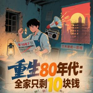 重生80年代：全家只剩10块钱有声小说