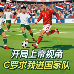 开局上帝视角，C罗求我进国家队有声小说