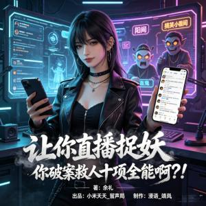 让你直播捉妖，你破案救人十项全能啊有声小说